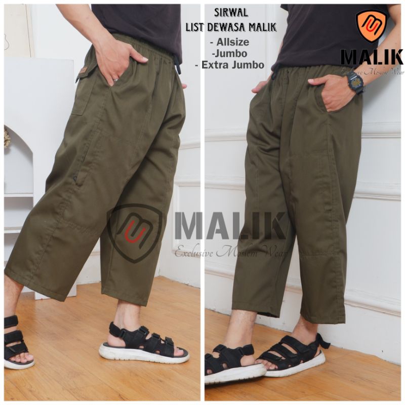 Celana Sirwal List dewasa ALLSIZE JUMBO EXTRA JUMBO laki laki Pria allsize xl xxl