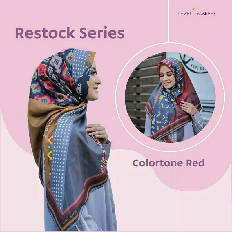 Preloved Levelscarves Colortone Red