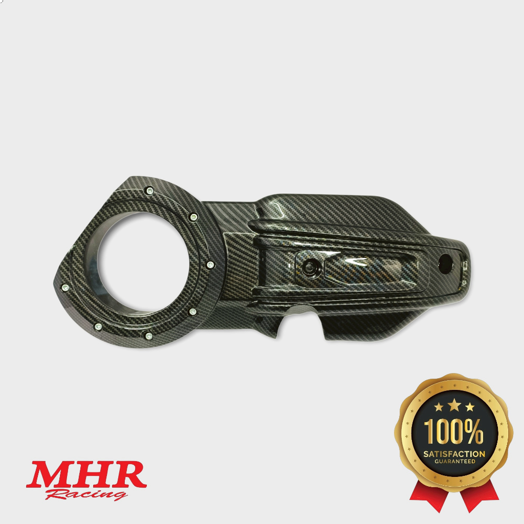 Tutup CVT Carbon All New AEROX Connected Carbon Mika Transparan