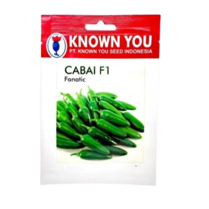 Benih Bibit Cabe Peluru Jalapeno Fanatic 25 Biji Known You Seed Cabai