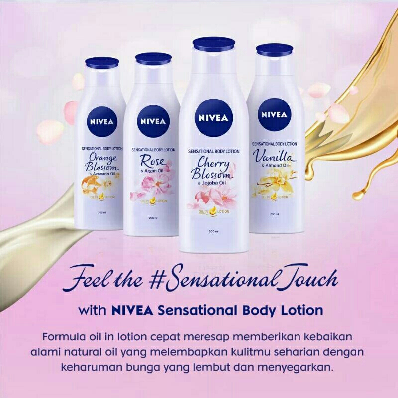 NIVEA SENSATIONAL BRIGHT LOTION 200ml