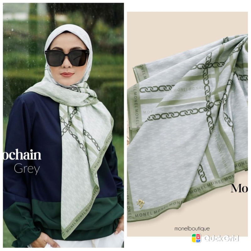 Hijab Segi Empat Motif Monel Sisesa Terlariss!!