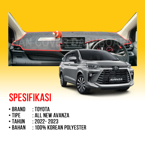 Cover dashboard toyota avanza 2022