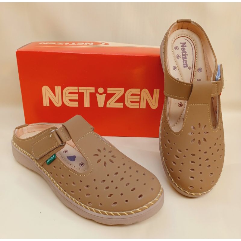 selop sandal kickers wanita terlaris slip on  big size jumbo 41_45 kode sl btg 09