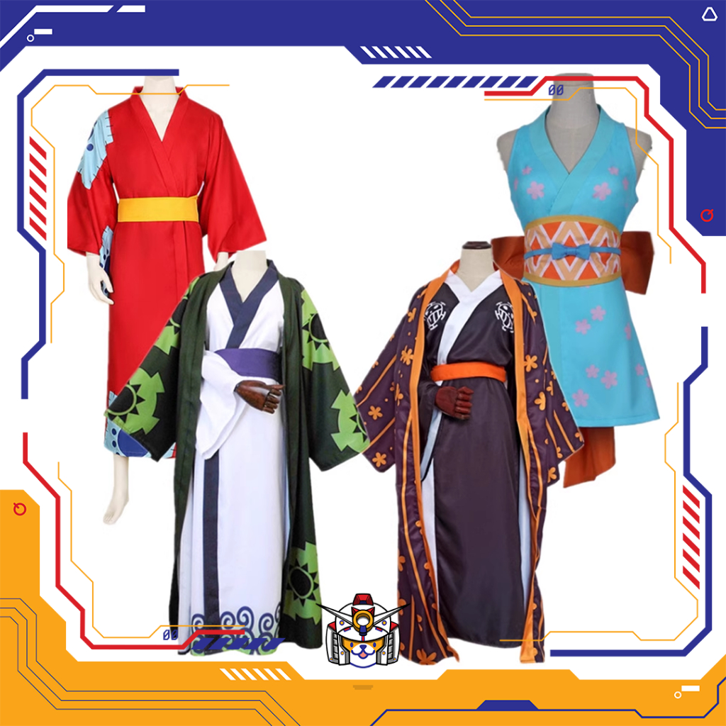 [QTakasi] kimono yukata one piece luffy zoro law request