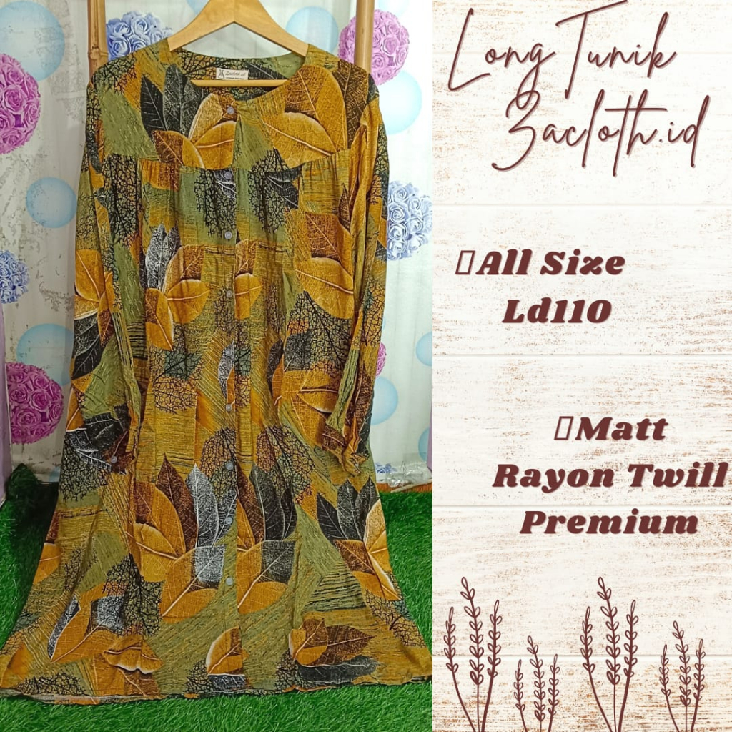 LongTunik ZACLOTH.ID Wanita - ORIGINAL BRAND