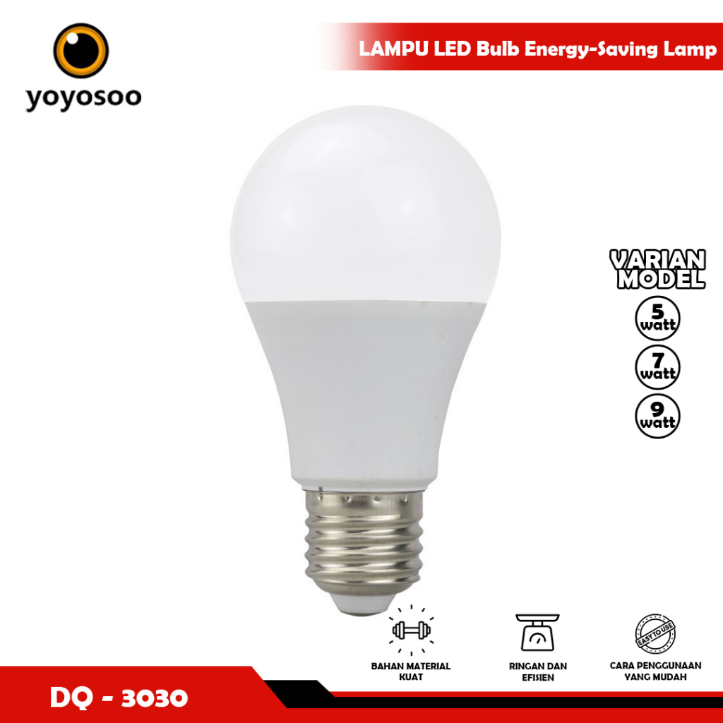 Bohlam LED White 5w 7w dan 9w - YOYOSOO