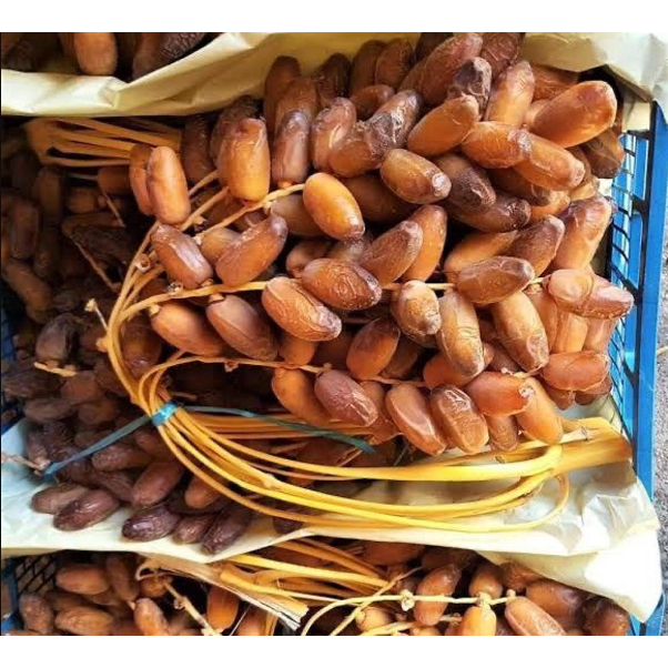 

Kurma Tunisia Tangkai 1 kg - Deglet Nour Palm Fruit Organic Dates / kurma palm fruit tangkai 1kg