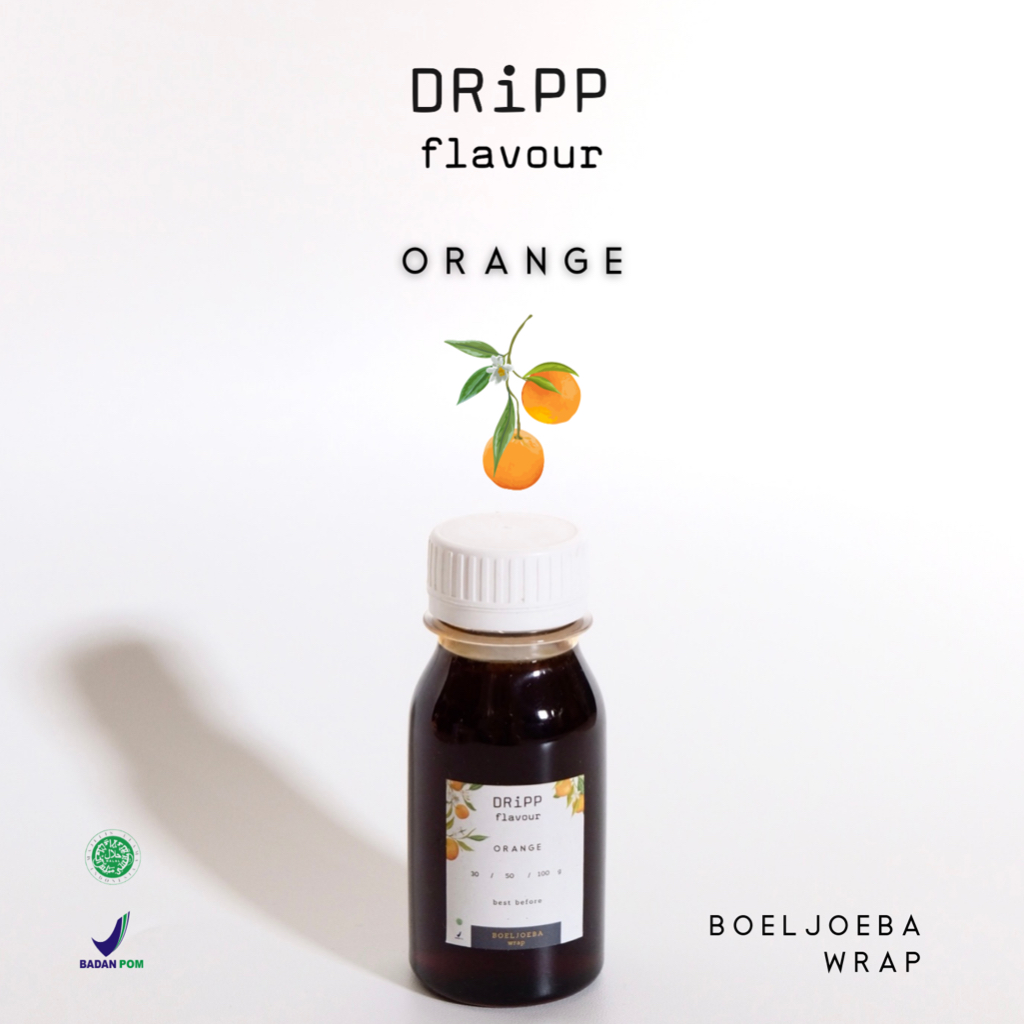 Dripp Orange Syrup Repack [30, 50, 100] g