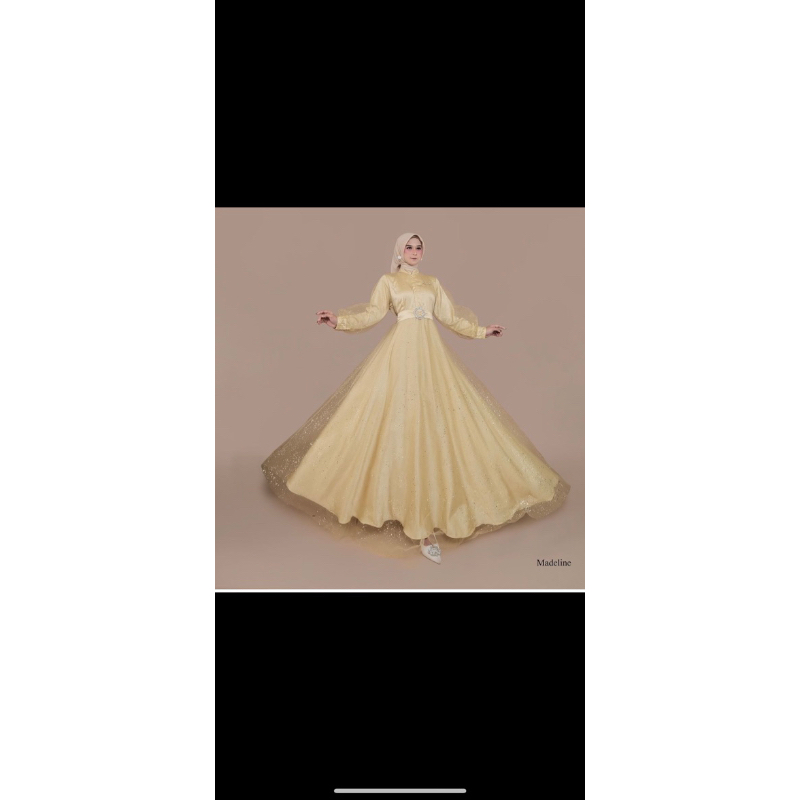 gamis MK gold mewah