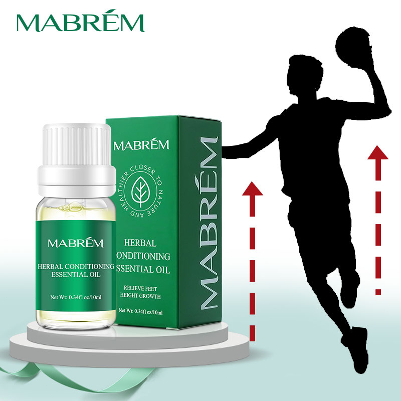 Mabrem Minyak Peninggi Badan 10ml - Conditioning Body Growth Herbal Essence Promoting Bone Growth Massage Essence Herbal Essential Oil