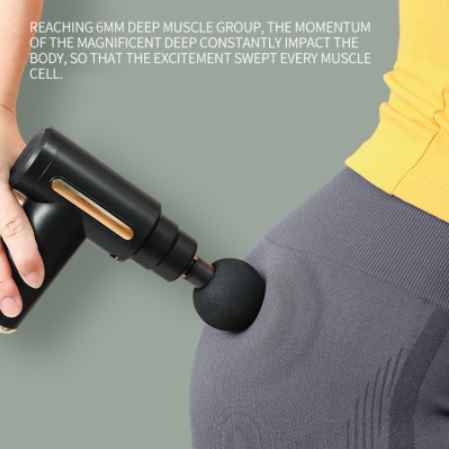 Alat Pijat Getar Elektrik Seluruh Badan 4 in 1 / Massage Gun (Pistol pijat otot jaringan dalam)