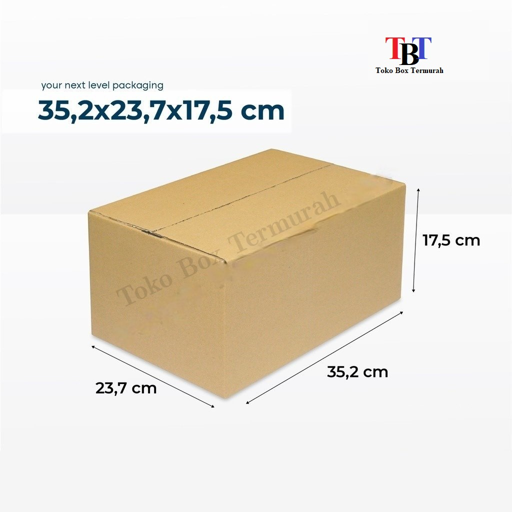 

Box 35.2x23.7x17.5 cm (amdk 24X330 ml) Kardus/Karton/Polos/hampers/box normal