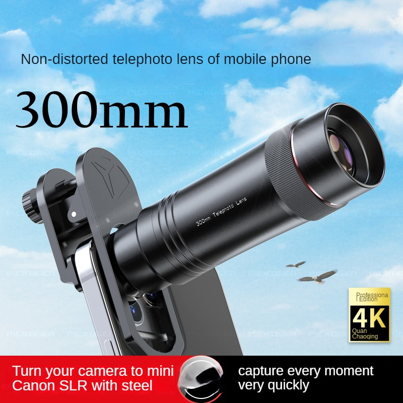 AKN88 - Smartphone 4K Telephoto Lens 300mm - Lensa Monokuler untuk Konser