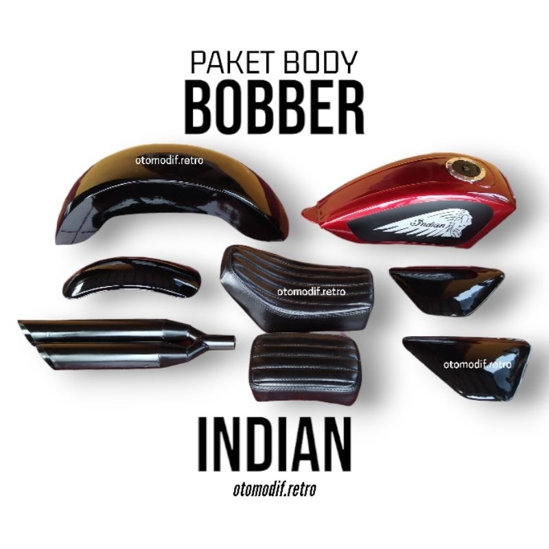 Paket Body BOBBER INDIAN untuk basic BYSON SCORPIO MEGAPRO TIGER NINJA KARBU