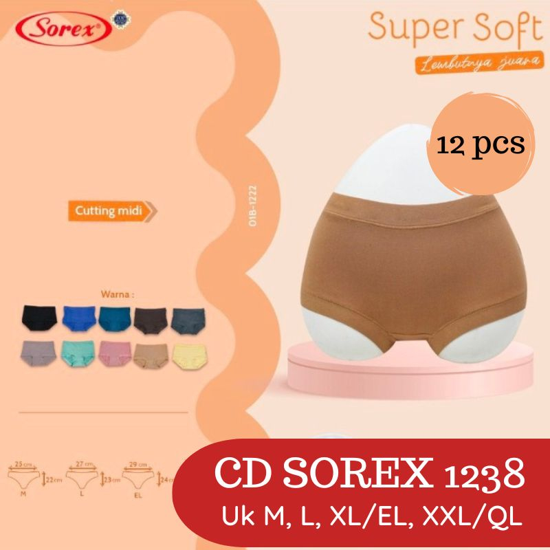 RC SOREX CD WANITA SATU LUSIN/CD SOREX SATU LUSIN (12 PCS) 1238 SUPER SOFT