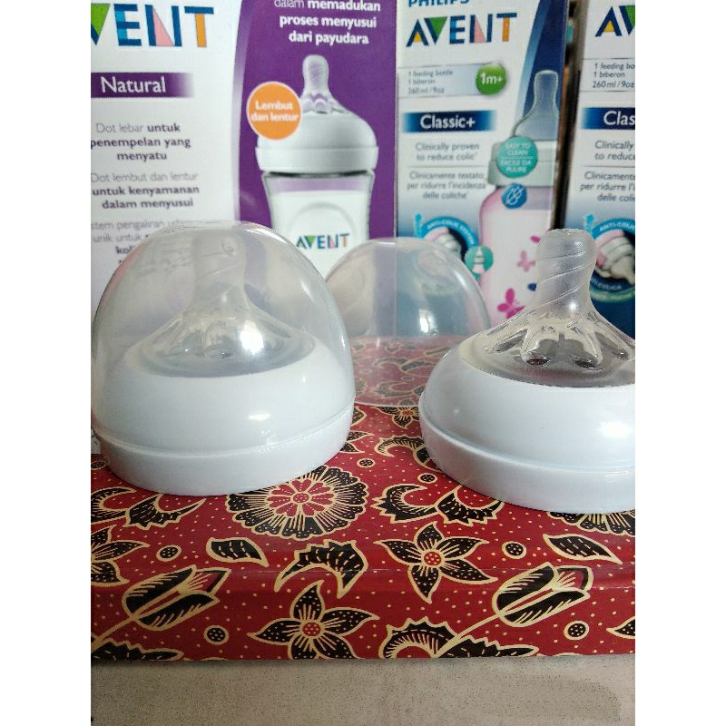 PHILIPS AVENT Cover Ring and Nipple 1M+ // Tutup Botol Philips Avent Natural