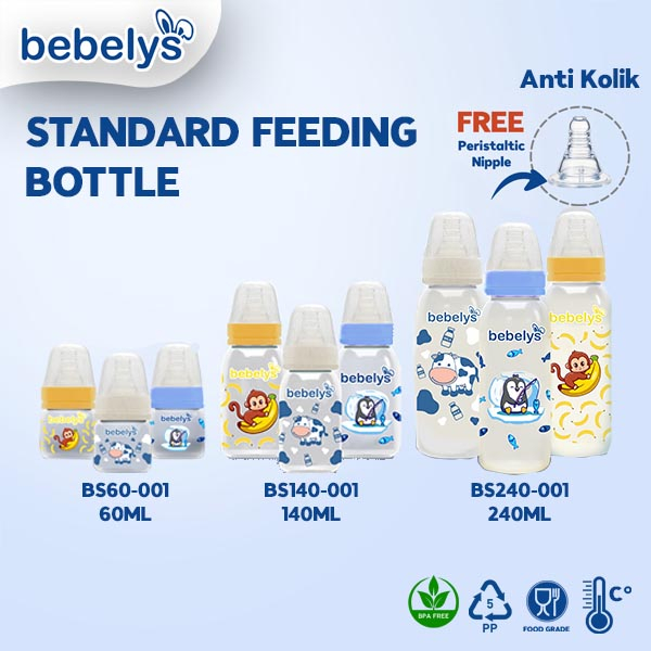 Bebelys Botol Susu Standard Botol Susu Bebelys slimneck BS