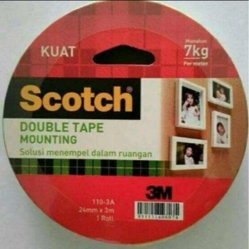 

Double Tape Mounting Strong 7kg Scotch 3M