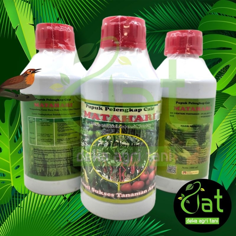 PROMO PUPUK PELENGKAP CAIR  ANTI JAMUR NPK CAIR MATAHARI 1LITER
