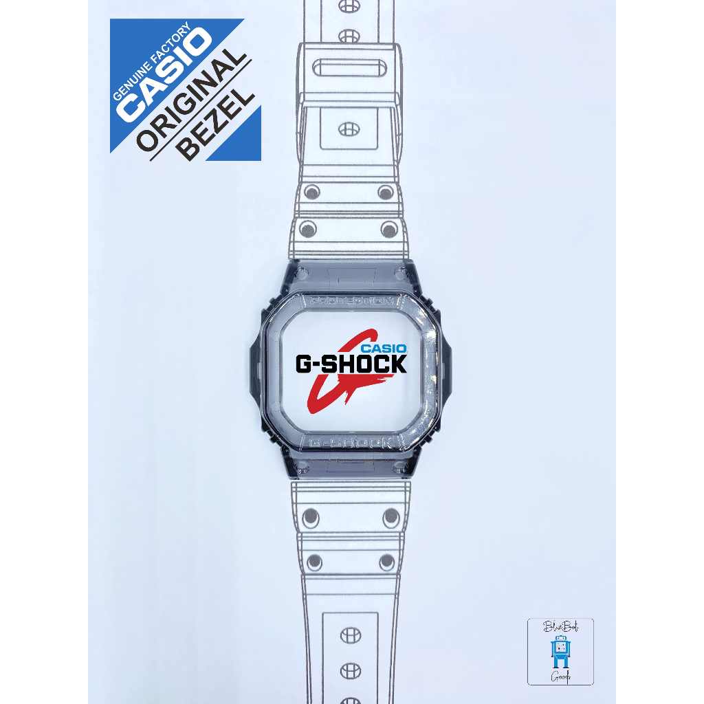 Bezel Casio G-shock original parts GWS5600 GWS5600U jelly square