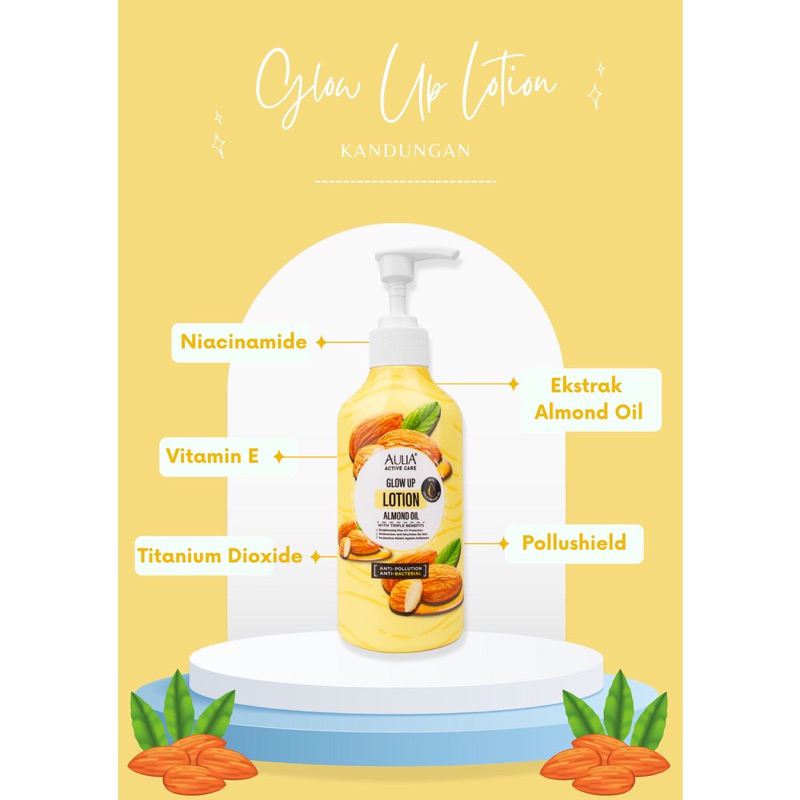 Aulia Glow Up Lotion | Aulia Body Lotion | Aulia Glow Up Lotion Active Body Care