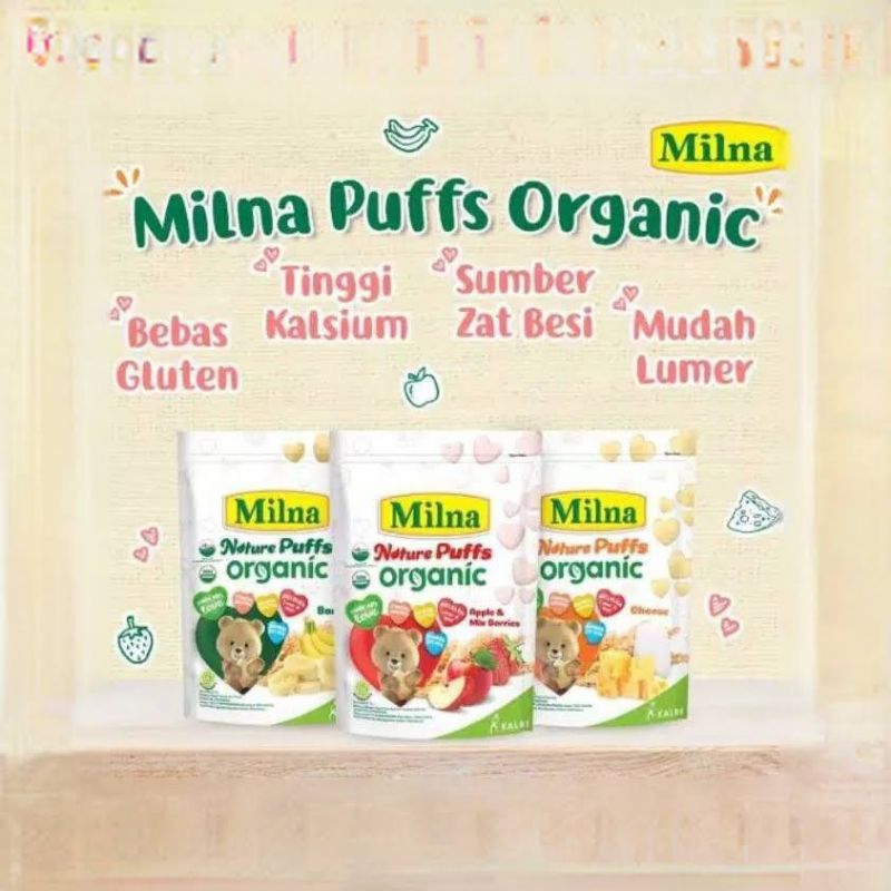 Milna Nature Puffs Organic 15g