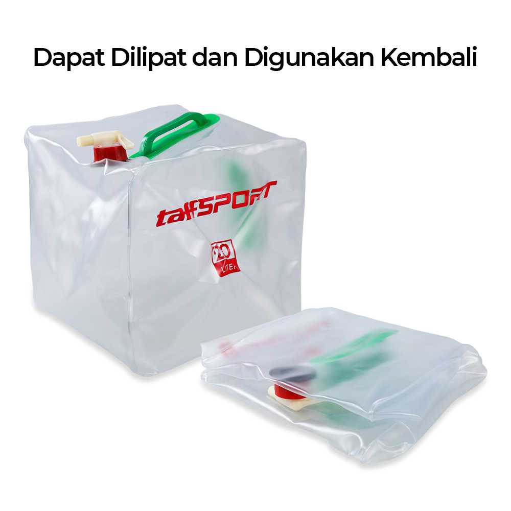 TaffSPORT Kantong Air Portable Camping Water Storage 10 Liter dan 20 Liter