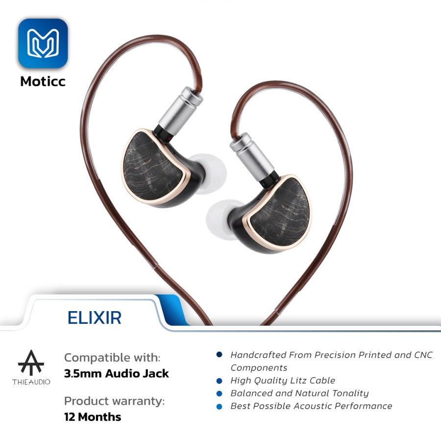 THIEAUDIO ELIXIR 3D Velocity Transducer Dynamic Driver Earphone