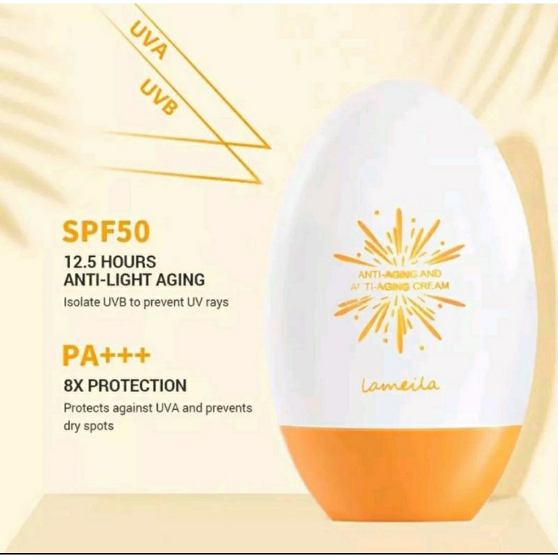 SUNCREEN LAMEILA UV CREAM SPF50+++ | SVMY | HYDRATING SUN PROTECTIVE CREAM