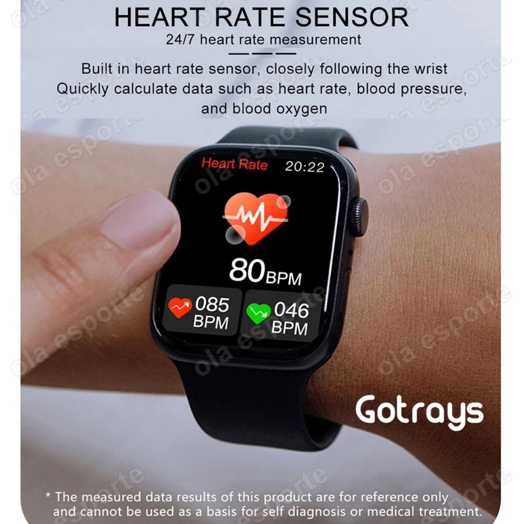 Gotrays Smart Watch Ultra Bluetooth Smart watch HD Screen Full Touch Bisa Phone Call IP68 Waterproof Full Touch Screen kd39 pro watch  n8 ultra watch z68ultra watch