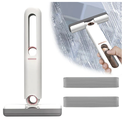 Alat Pel Mini Lipat Pembersih Ruangan Untuk Kaca Meja Home Car Portable Mini Mop