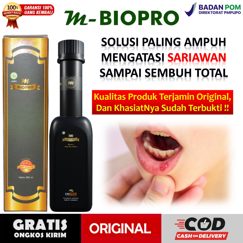 Obat Sariawan Paling Ampuh - Mengatasi Sariawan Anak Dan Dewasa - Mbiopro Original Terpercaya
