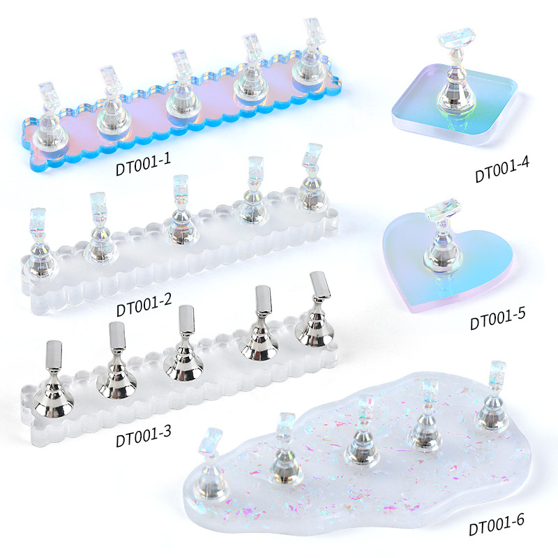 𝐂𝐢𝐭𝐚𝐝𝐞𝐚𝐥 - Magnetik Stand Holder Display Kuku Palsu, Nail Art, Manicure