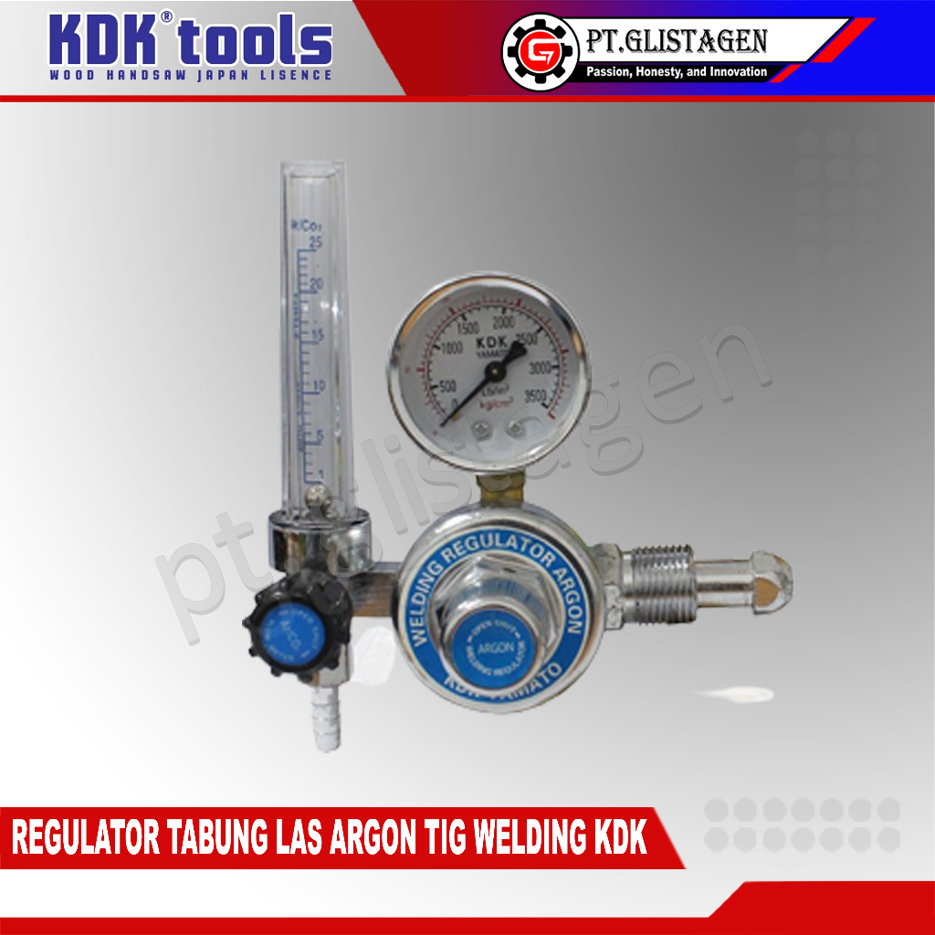 KDK Regulator Las ARGON TIG KDK Yamato Tabung Las ARGON TIG ORIGINAL