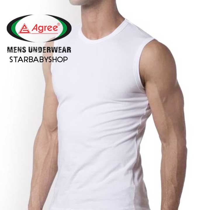 Singlet Pria Agree Hitam | Singlet Pria Agree Putih | Singlet Pria Agree Abu-Abu | Kaos Singlet Pria