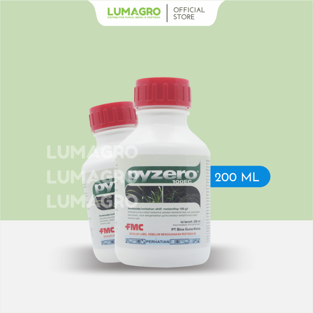 Herbisida Pyzero 100EC 200ml Metamifop Pembasmi Gulma Daun Sempit Selektif Padi