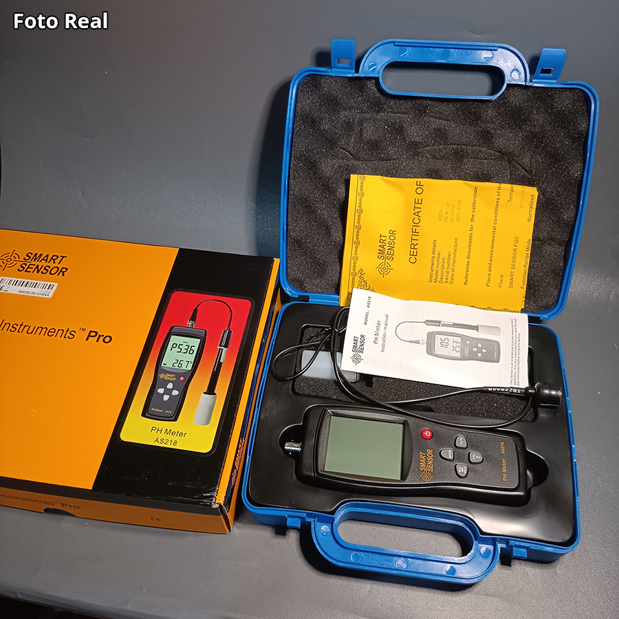 PH Meter Smart Sensor AS218 Calibration Certificate Tester AS-218