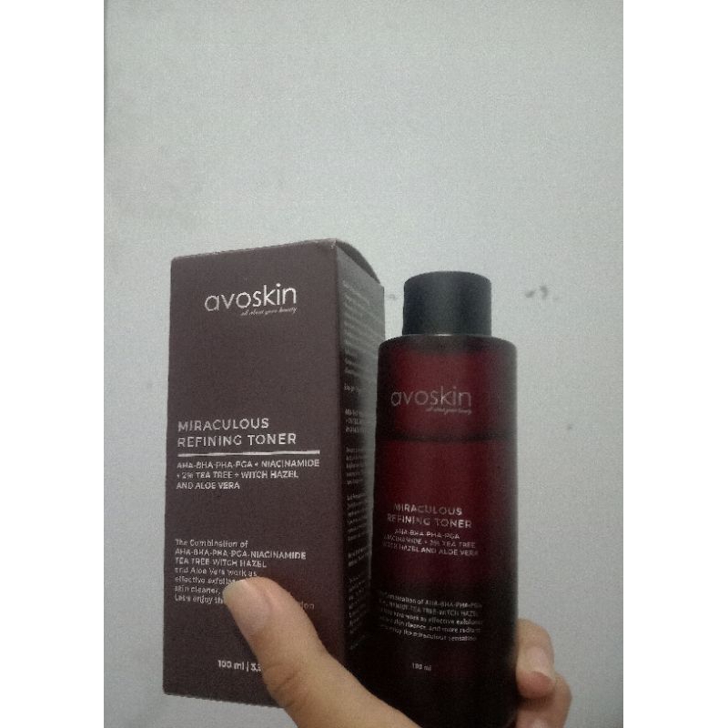 Preloved Exfo Toner Avoskin Miraculous Refining Toner Ori Official Avoskin Store