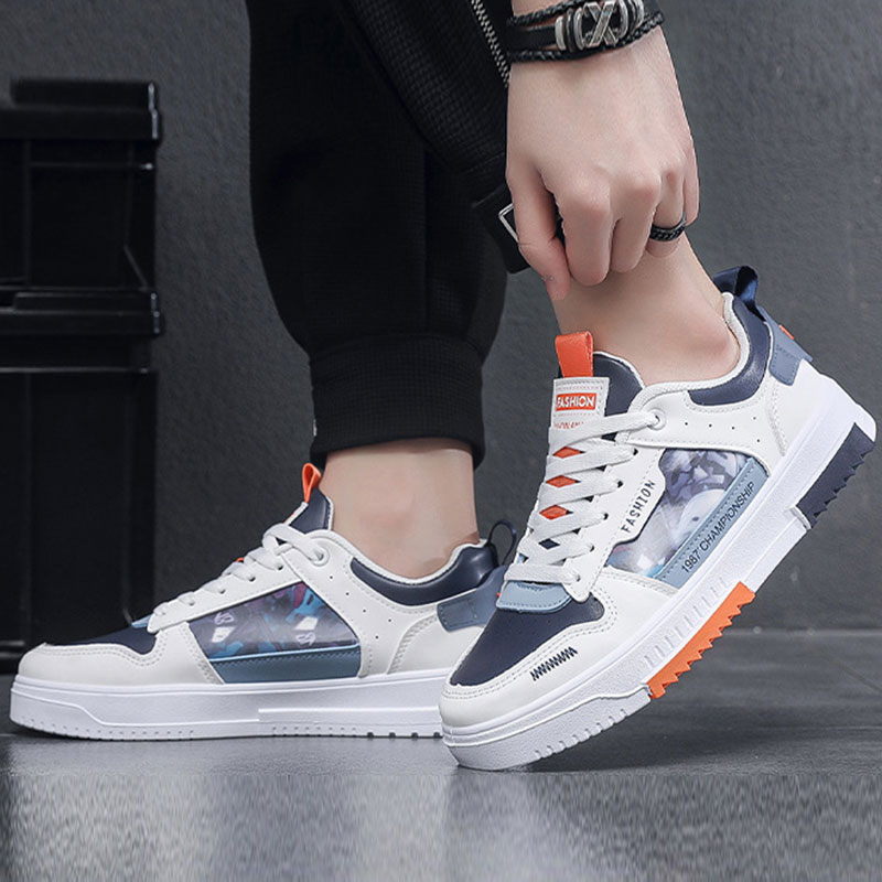 Highland Sepatu Sneakers Pria Fashion Trendy Keren Kekinian Sepatu Cowok Model Terbaru Olahraga Sport Running Shoes KSR122