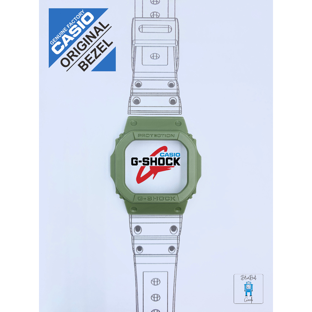 Bezel Casio G-shock original parts Glide GLX5600HSC square watch