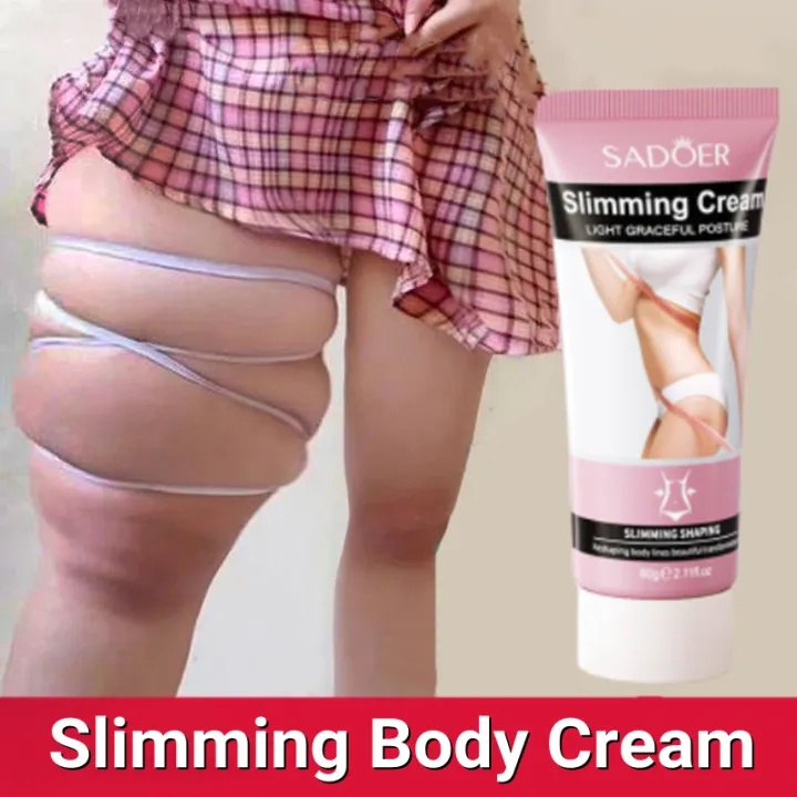 SADOER Slimming Cream Krim Pelangsing Membakar Lemak Kurus Dengan Cepat Pelangsing Membentuk - Mengecilkan Perut Paha Lengan Bagian Punggung