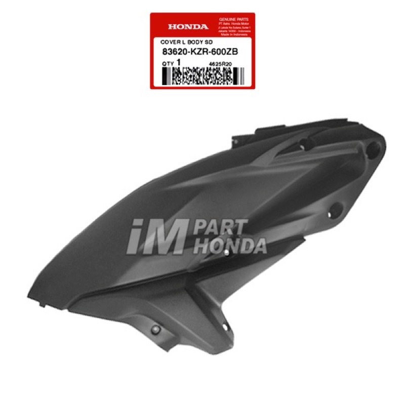 COVER BODY SAMPING KIRI VARIO 125 OLD ORI HONDA 83620 KZR 600ZB