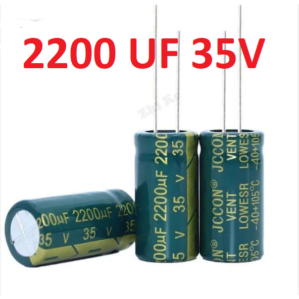 Kapasitor Capacitor ELCO Polar 2200uf 35v 2200 uf 35 V 2200 mikro 35 volt