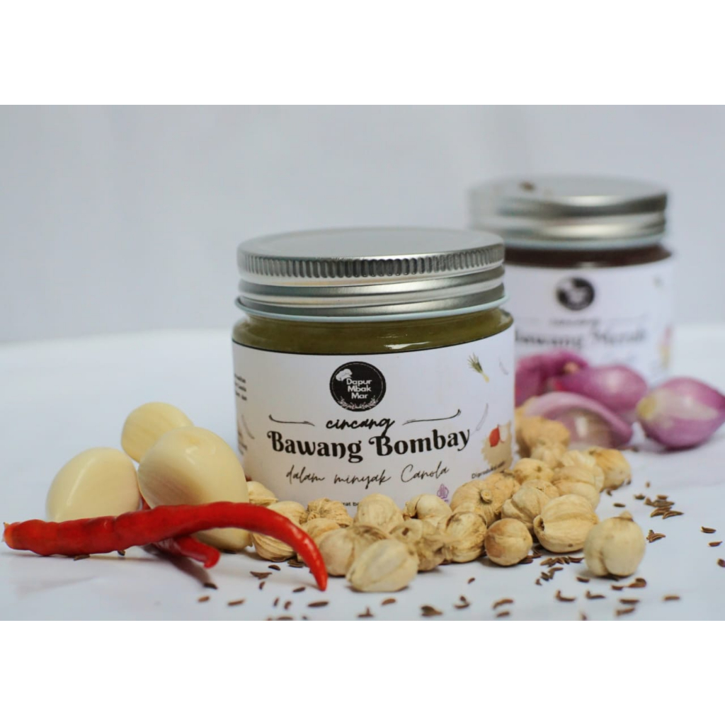 

Bawang Bombay Cincang dengan Minyak Canola 170gr | Minced onion in canola oil