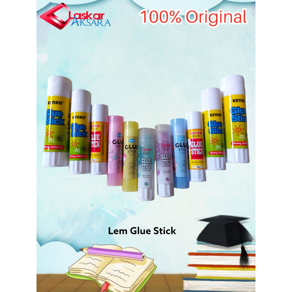 

Glue Stick - Lem Batangan Lem Stik Non Toxic Termurah