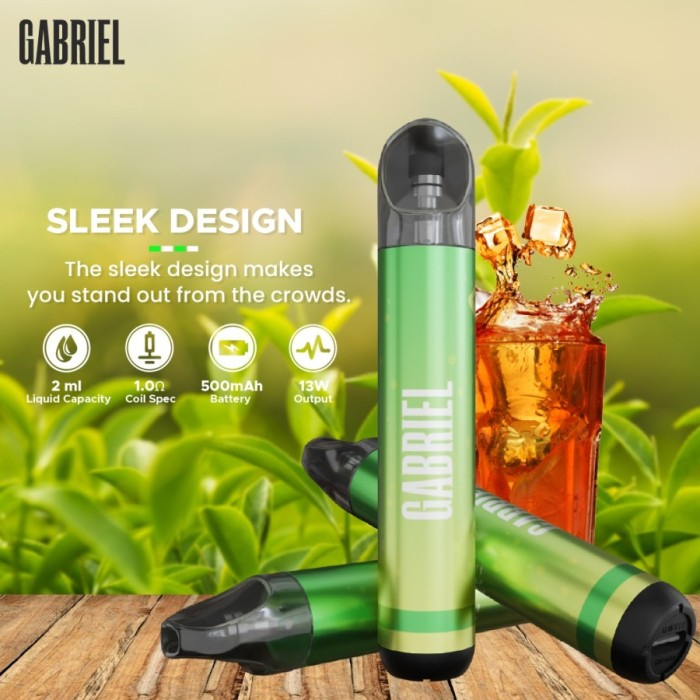 VAPOOR UWELL GABRIEL FOOM ICED TEA XA10000 4500PUFF