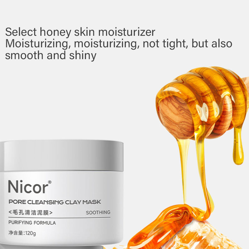 NICOR PORE CLEANSING CLAY MASK  MASKER KRIM LUMPUR PEMBERSIH KOMEDO WAJAH PLUS WHITENING