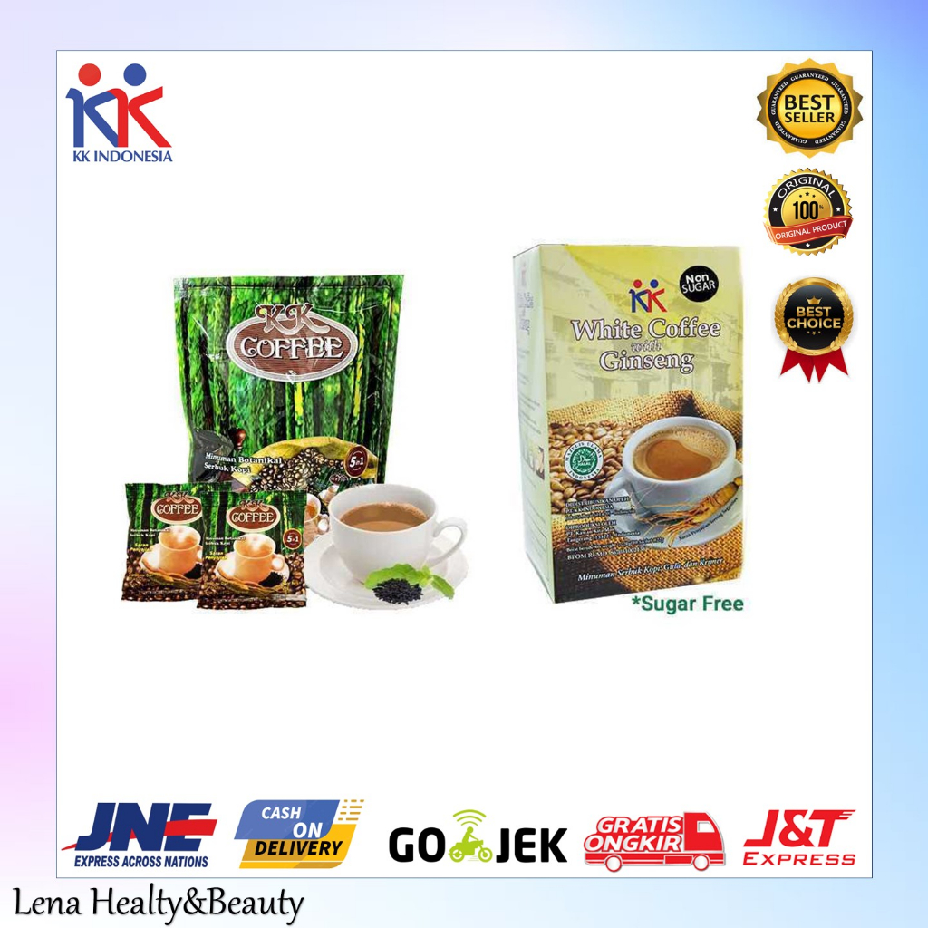 

KK Coffee Kopi 5 in 1 White Coffee With Ginseng KK Indonesia Original Meningkatkan Stamina Baik Untuk Kesuburan