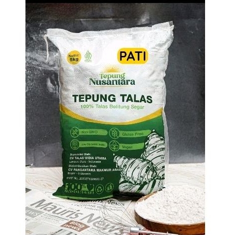 

TEPUNG SAGU/PATI MODIFIKASI TALAS BELITUNG (MODIFIED STARCH) PENGENYAL 5 Kg Gluten Free